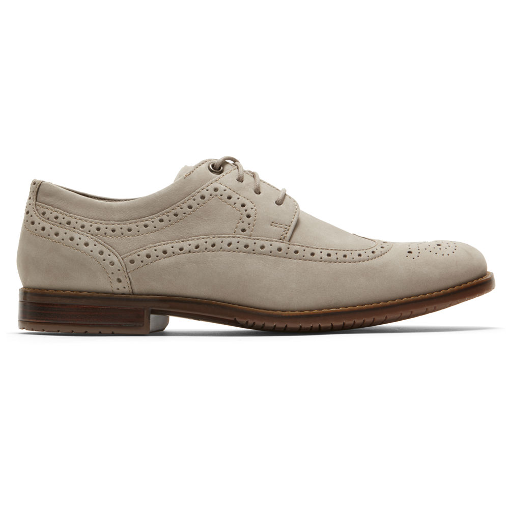 ロック ポート ビジネス シューズ メンズ グレー - Style Purpose 3 Wingtip - XPJ016845